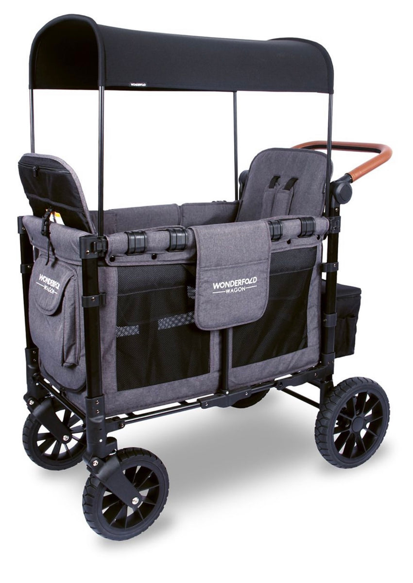 Wonderfold W2S 2.0 Premium (2 seater) Stroller Wagon – Buttercup