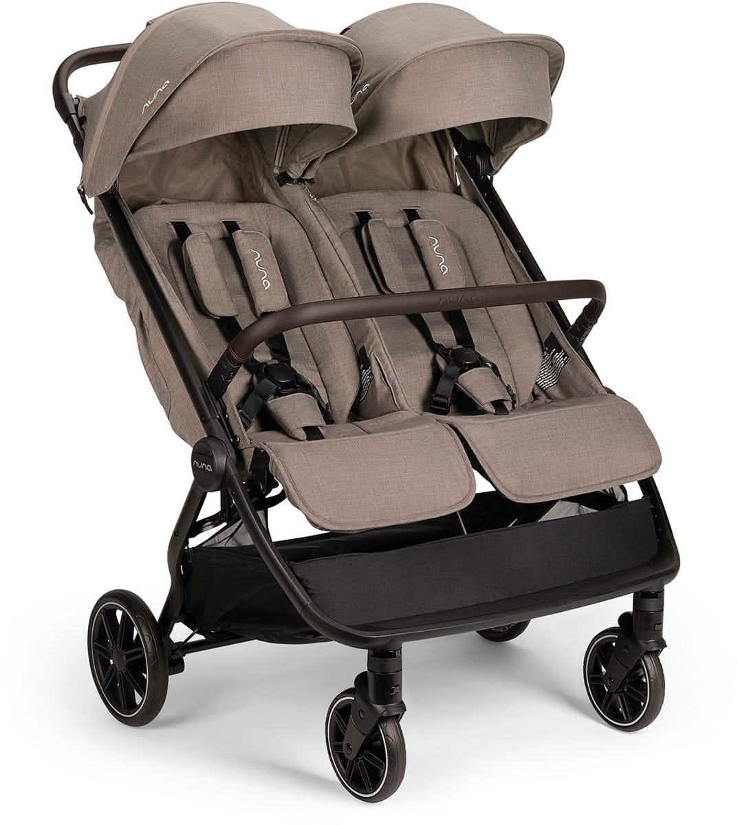 slim side by side double stroller Nuna TRVL dubl Lightweight Side by Side Double Stroller – Buttercup