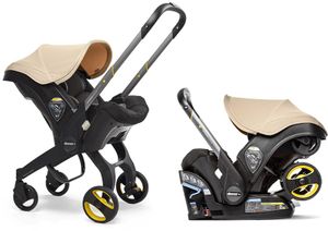 doona stroller logo Doona Infant Car Seat/Stroller with Base – Buttercup
