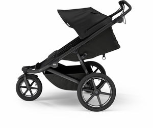 black double jogging stroller Thule Urban Glide 3 Double Jogging Stroller