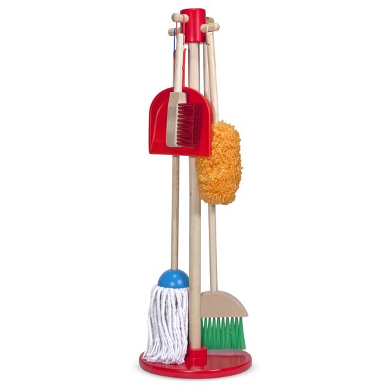 Melissa & Doug Kid's Cleaning Set - Dust! Sweep! Mop!