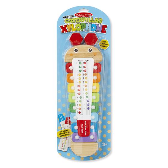Melissa & Doug Wooden Caterpillar Xylophone