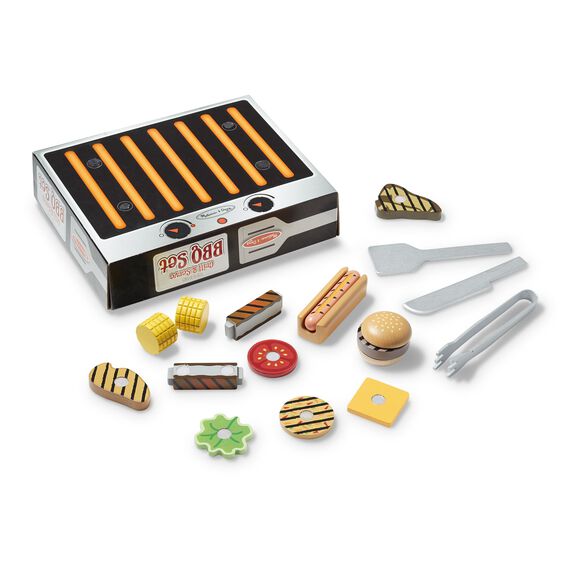 Melissa & Doug Grill & Serve BBQ Set