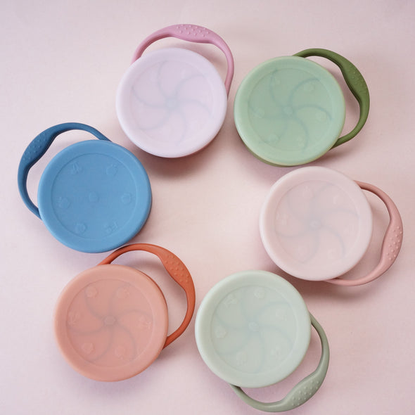 Tailored Tots Silicone Snack Cup Olive