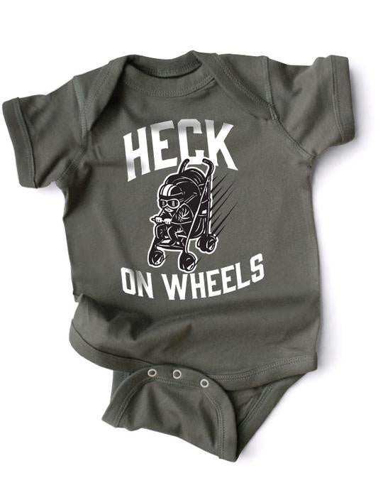Wry Baby Snap Suit Onesie - Heck on Wheels / 6-12 Months