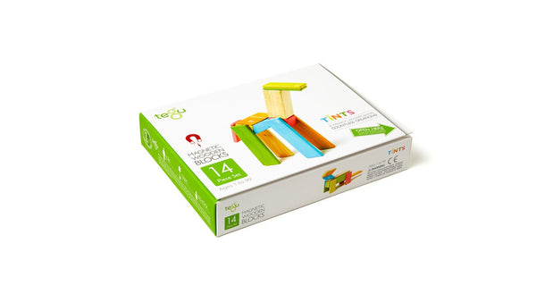 Magnetic Wooden Blocks 14 Piece Set