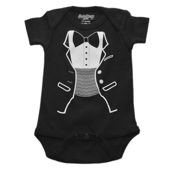 Sara Kety Tiny Tuxedo Onesie