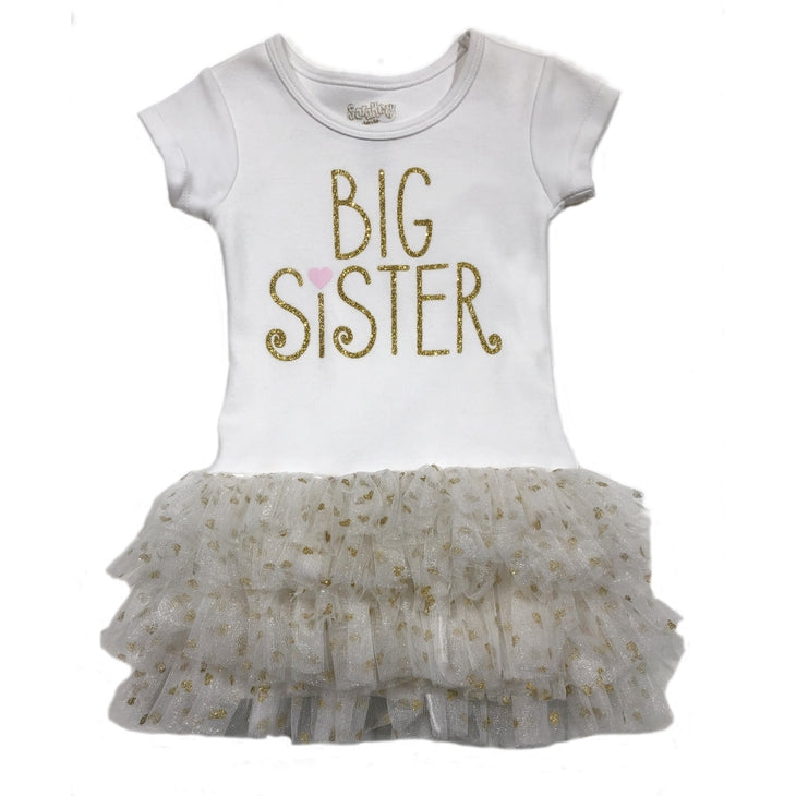 Sara Kety Big Sister Toddler Tutu Dress