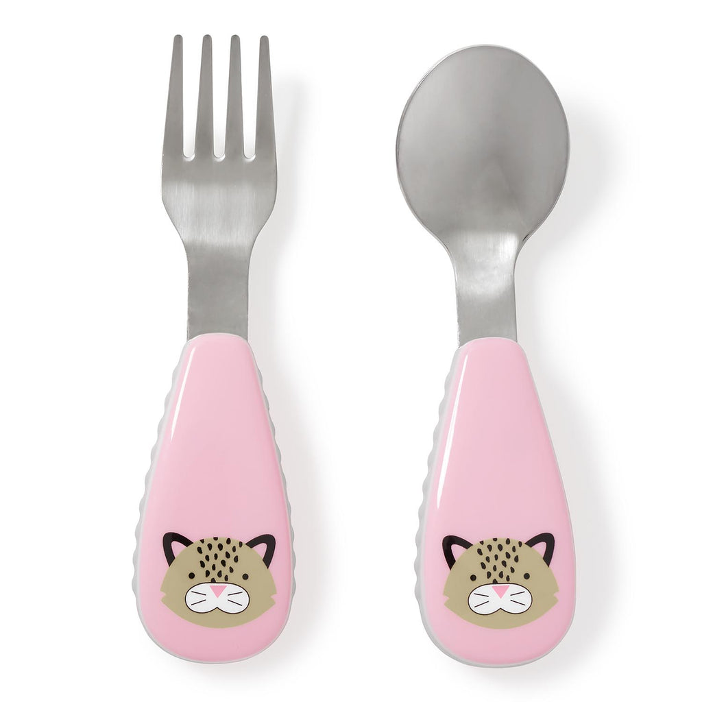 Skip Hop Zootensils Fork and Spoon - Leopard