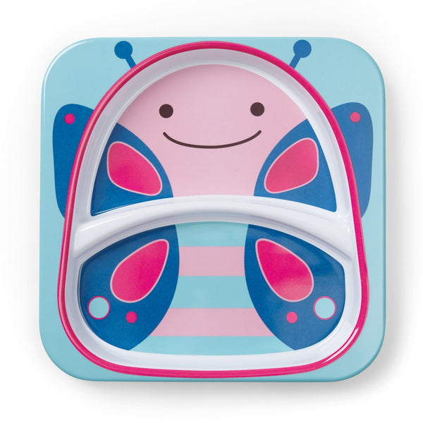 Skip Hop Zoo Divided Plate - Butterfly
