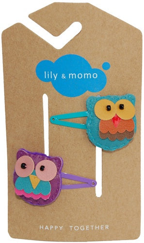Lily and Momo hair clips