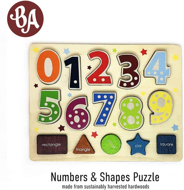 Begin Again Numbers & Shapes Puzzle