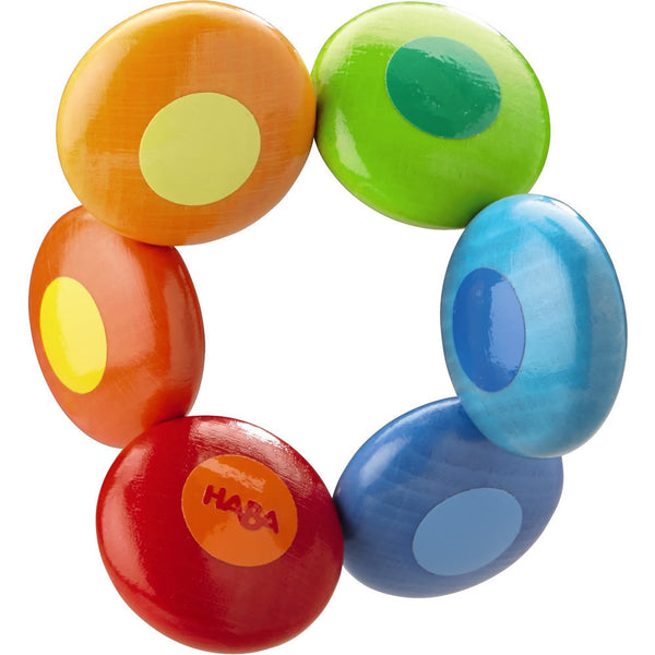 Clutching Toy Rainbow Circles