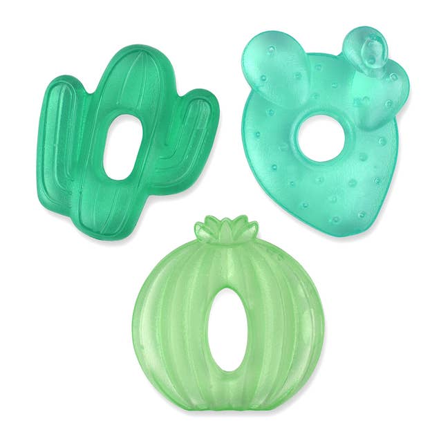 Itzy Ritzy Cutie Coolers Cactus Water Teethers - 3 pack
