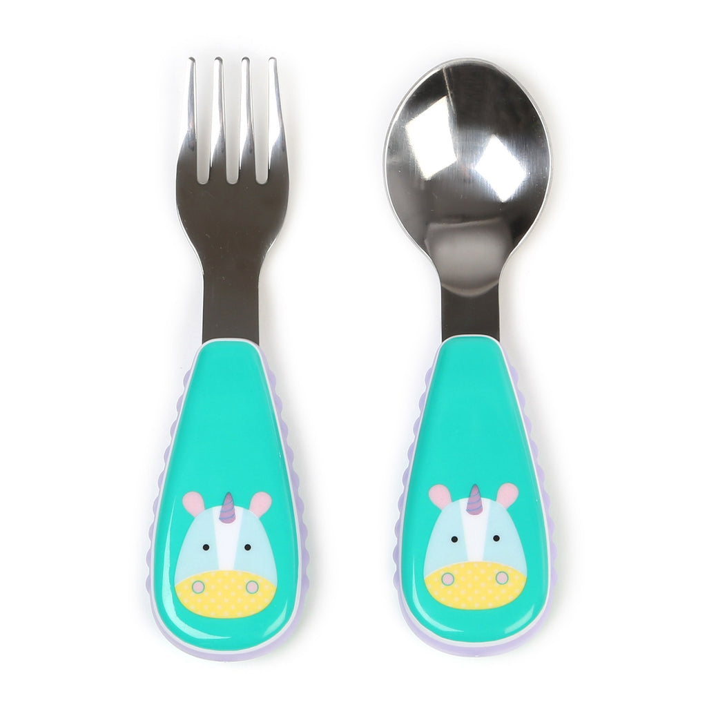 Skip Hop Zootensils Fork and Spoon - Unicorn