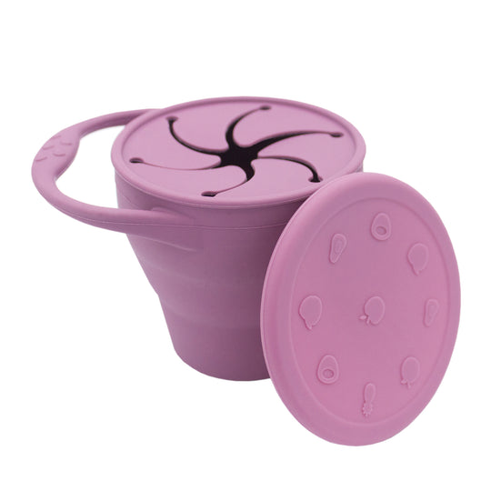 BapronBaby Silicone Collapsible Snack Cup - Grape