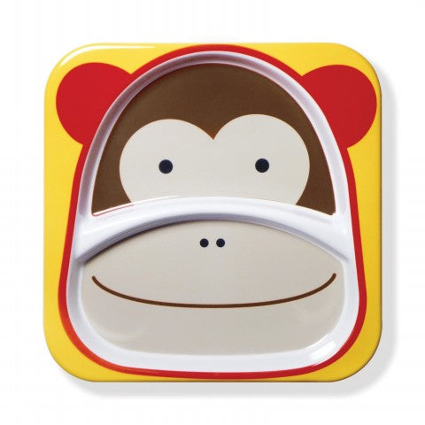 Skip Hop Zoo Divided Plate - Monkey