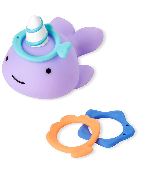 Skip Hop Zoo Bath Toy Narwhal Ring Toss