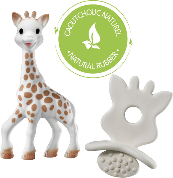 Calisson Sophie La GIrafe and Chewing Rubber Teether Set