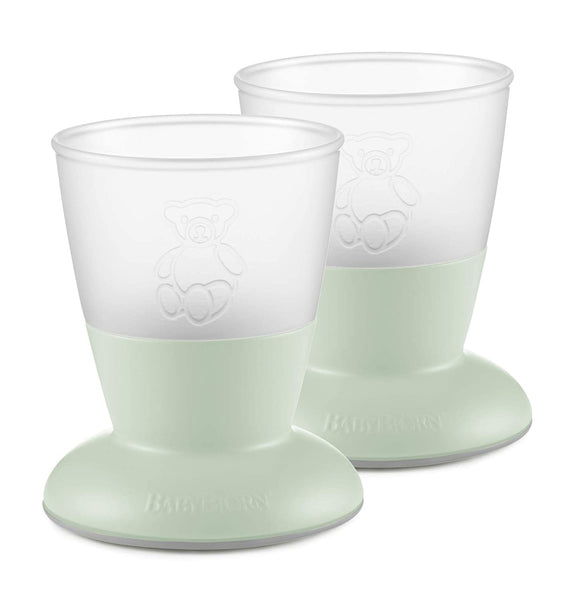 Baby Bjorn Baby Cup 2-Pack - Powder Green