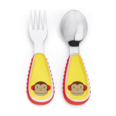 Skip Hop Zootensils Fork and Spoon - Monkey