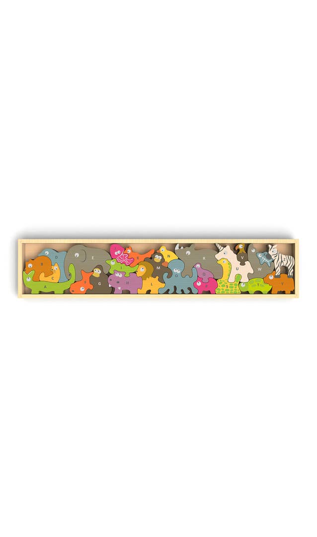 Begin Again Animal Parade A to Z Puzzle Playset – Buttercup