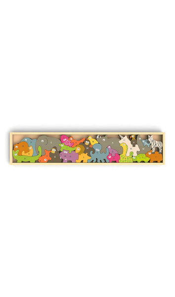 Begin Again Animal Parade A to Z Puzzle & Playset