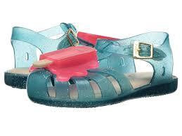 Mini Melissa Mini Aranha - Blue Glitter