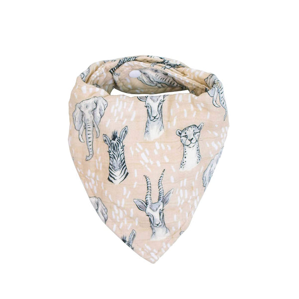 Bebe Au Lait Bandana Bib - Safari