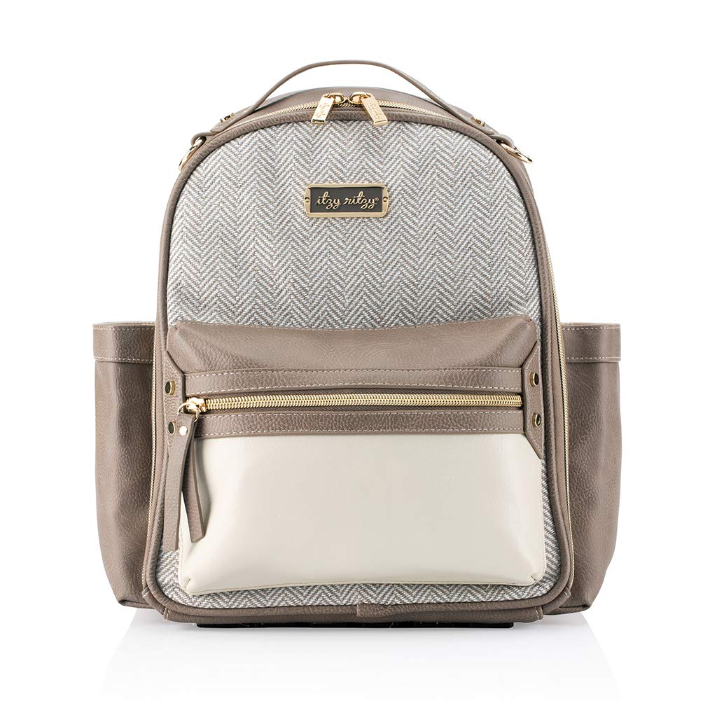 backpack mini diaper bag Itzy Ritzy Mini Diaper Bag Backpack – Vanilla Latte – Buttercup
