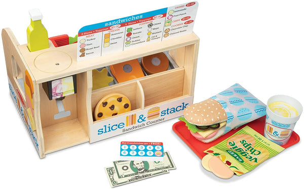 Melissa & Doug Slice & Stack Sandwich Counter