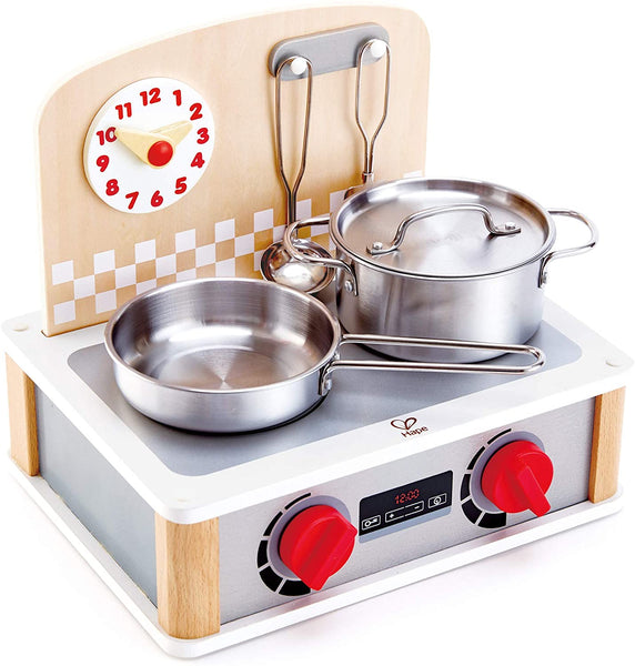 Hape 2 in 1 Kitchen & Grill Set