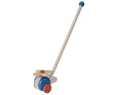 Helicopter push toy