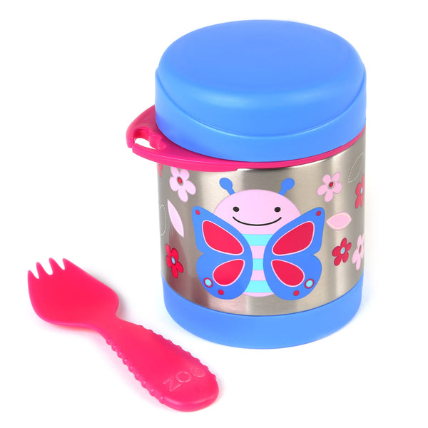Skip Hop Zoo Stainless Steel Food Jar - Butterfly