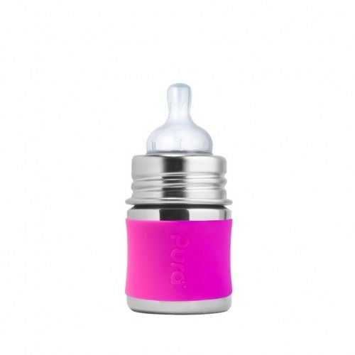 Pura Kiki Infant Bottle - Pink Sleeve / 5oz
