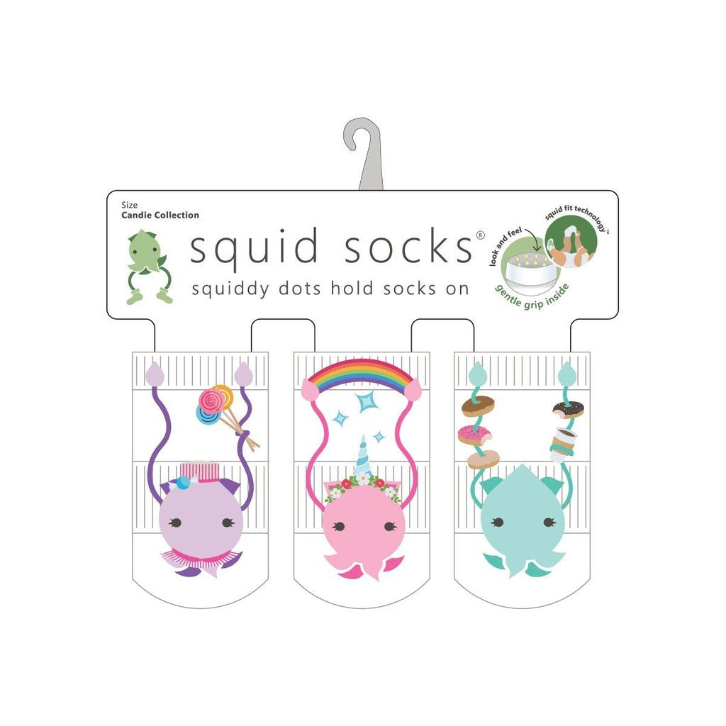 Squid Socks - Candie Collection / 0 to 6 Months