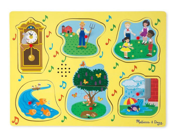 Melissa & Doug Sing-Along Nursery Rhymes Sound Puzzle – 1
