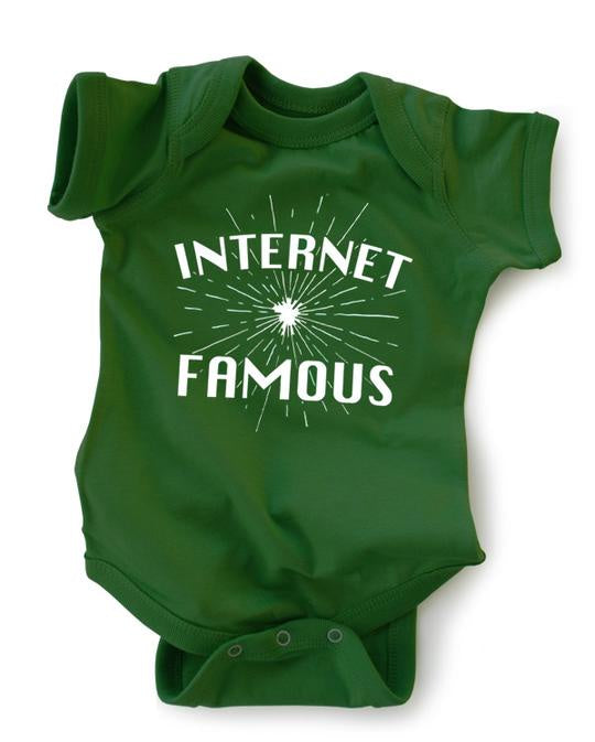 Wry Baby Snap Suit Onesie - Internet Famous / 6-12 Months
