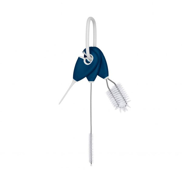 OXO Straw & Sippy Cup Top Cleaning Set - Navy