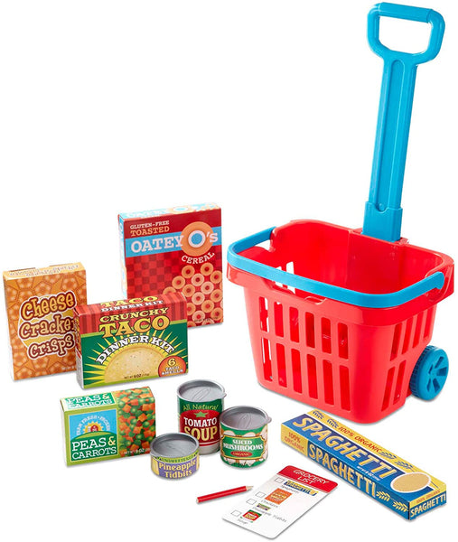 Melissa & Doug Grocery Basket Play Set