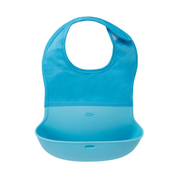 DNOOXO Roll-Up Bib - Aqua