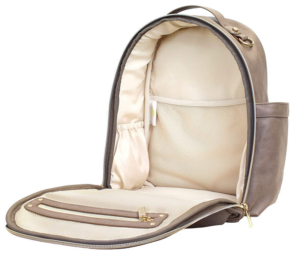 Itzy Ritzy Mini Diaper Bag Backpack – Taupe