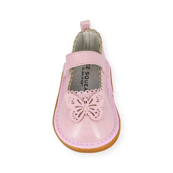 Wee Squeak Camille Pink Shimmer Shoes