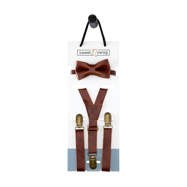 Sweet N Swag Bow Tie & Suspender Set