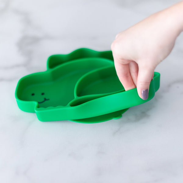 Bumkins Silicone Grip Dish - Dino