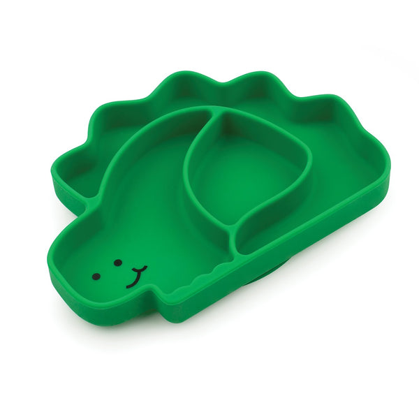 Bumkins Silicone Grip Dish - Dino