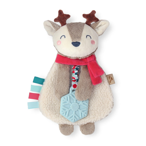 Itzy Ritzy Lovey Plush with Silicone Teether Toy
