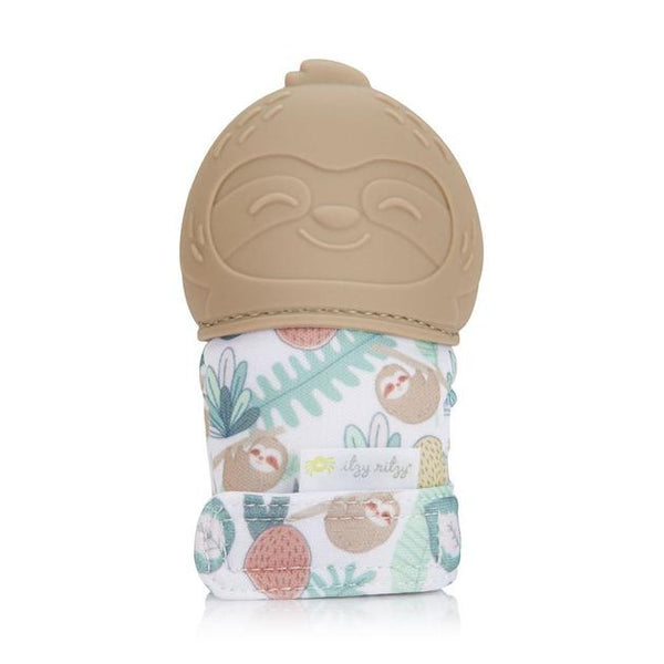 Itzy Ritzy Silicone Teething Mitt - Sloth