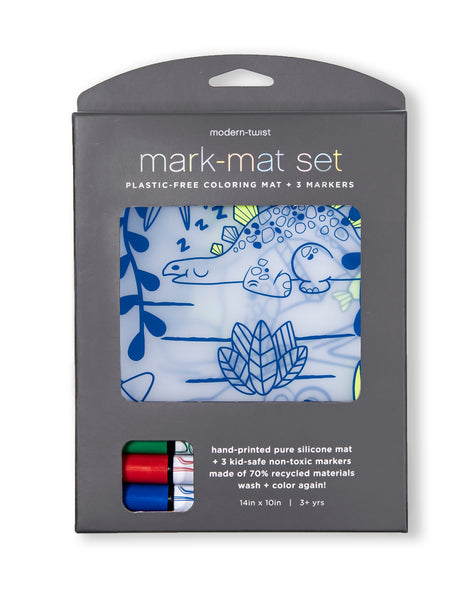 Modern Twist Mark-Mat and 3 Pack Markers - Dino Maze
