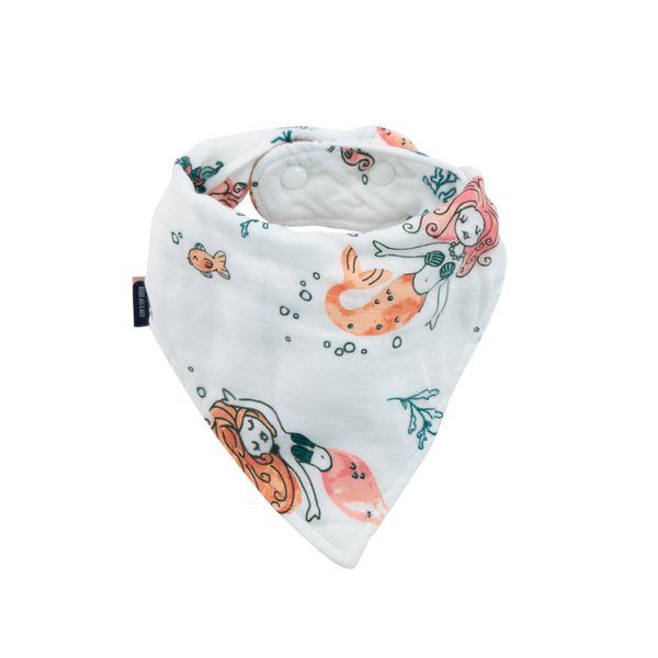 Bebe Au Lait Bandana Bib - Mermaid